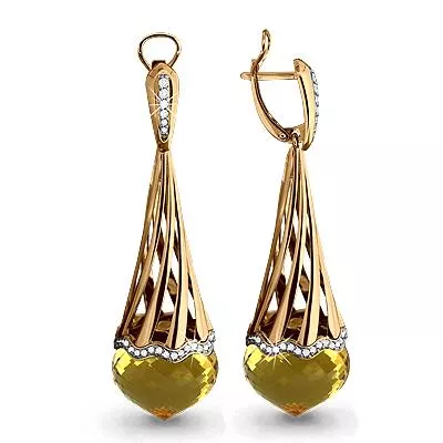 Серьги из золота, артикул LV4417413