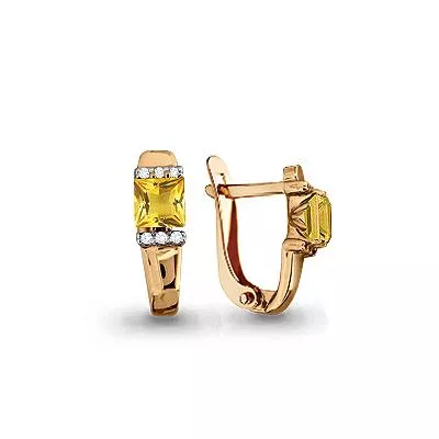 Серьги, артикул LV4415206А, золото