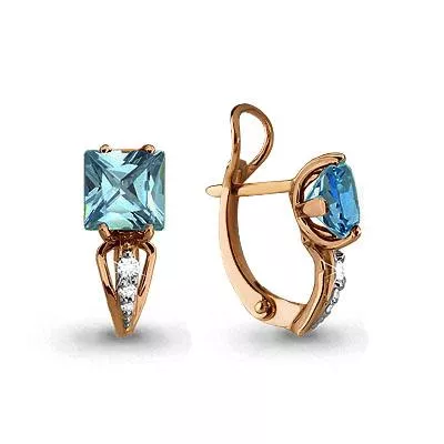 Серьги, артикул LV4414505А, золото