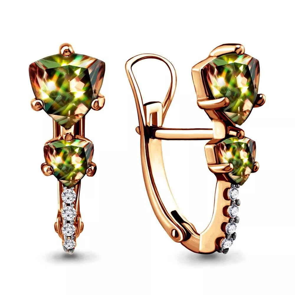 Серьги, артикул LV4413319А, золото