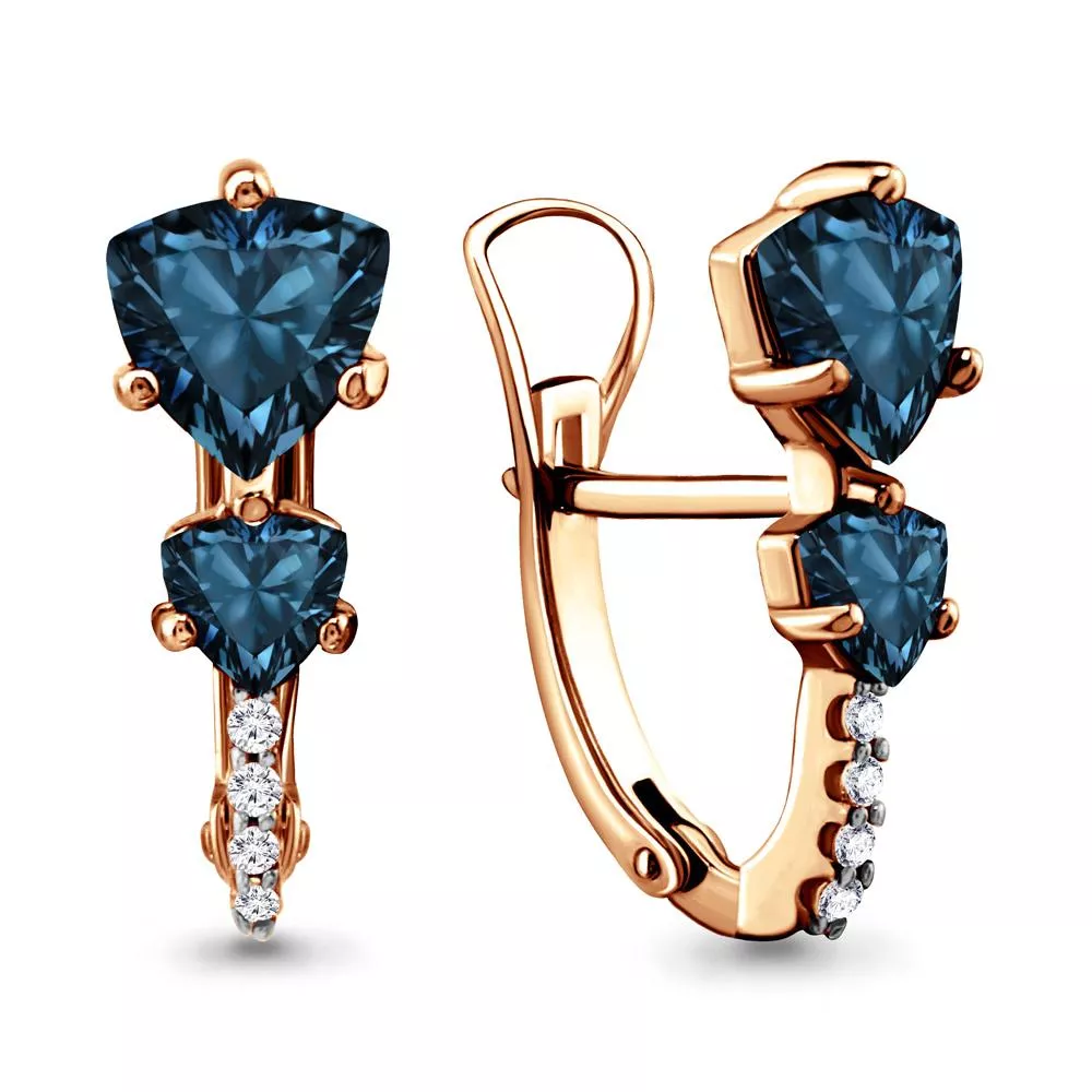 Серьги, артикул LV4413308А, золото