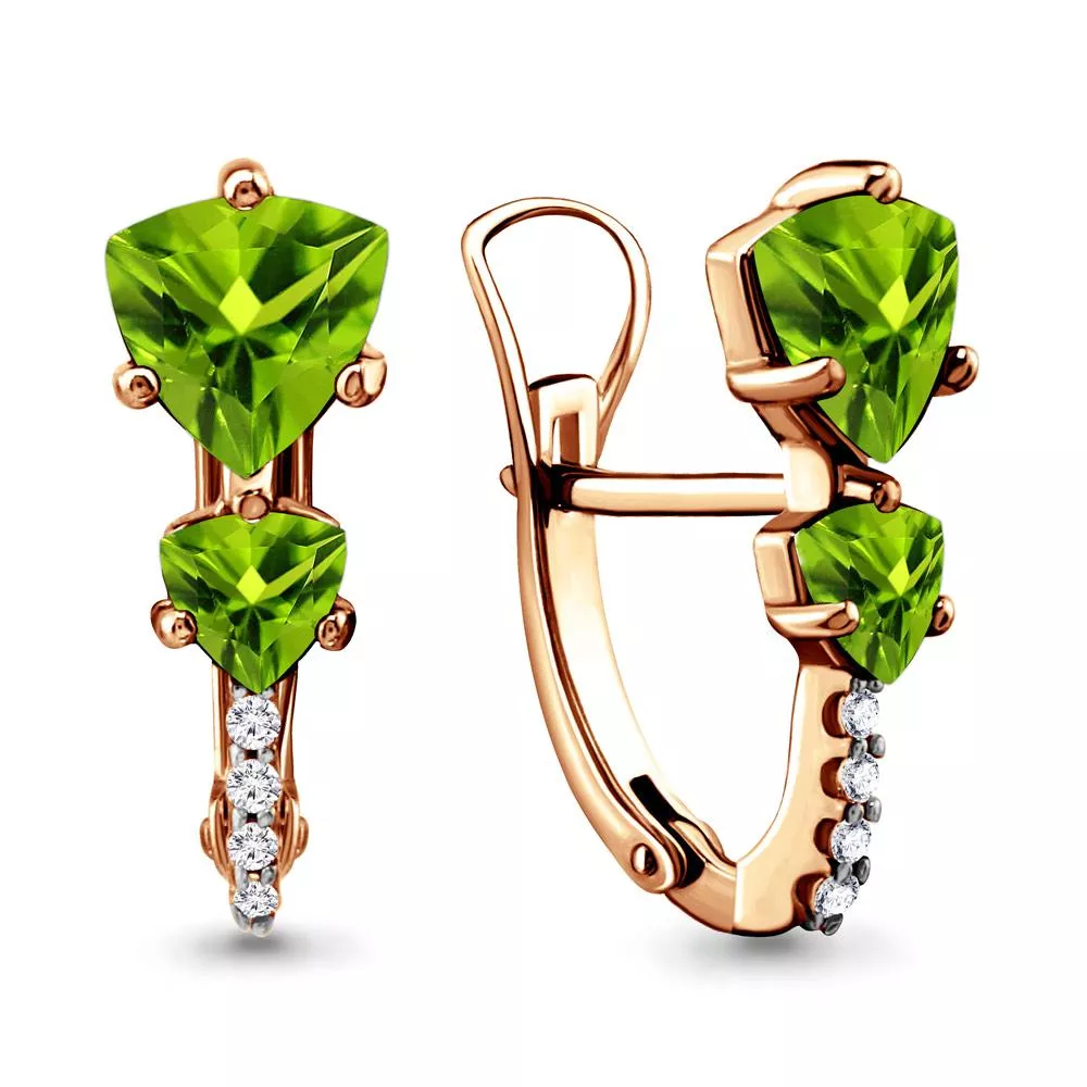 Серьги из золота, артикул LV4413307А