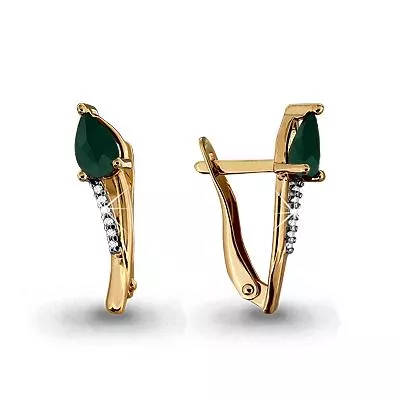 Серьги, артикул LV4412309А, золото