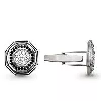 Запонки из серебра, артикул LV72510Ч