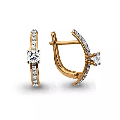 Серьги, артикул LV44110А, золото