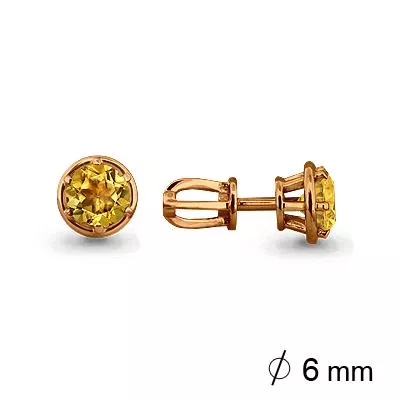 Серьги, артикул LV4407406, золото