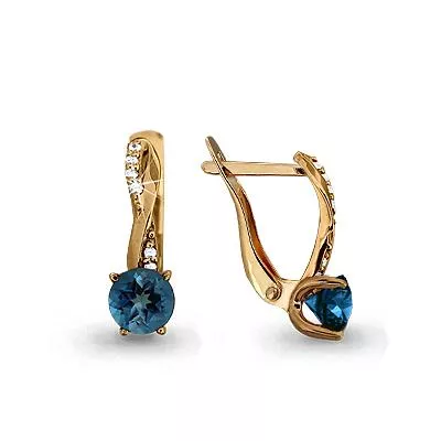 Серьги, артикул LV4406108А, золото