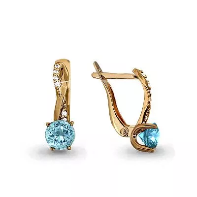 Серьги, артикул LV4406105А, золото