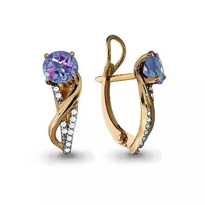 Серьги, золото, артикул LV4405425А