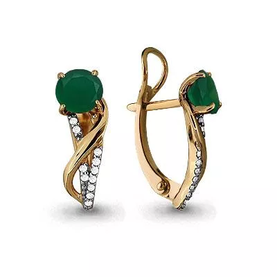 Серьги из золота, артикул LV4405409А