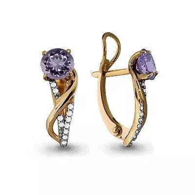 Серьги из золота, артикул LV4405404А