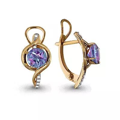 Серьги, золото, артикул LV4405325А