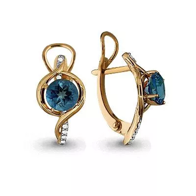 Серьги, золото, артикул LV4405308А