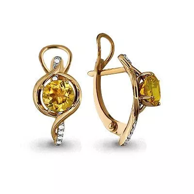 Серьги из золота, артикул LV4405306А