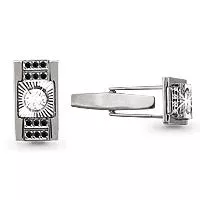 Запонки, серебро, артикул LV72503Ч