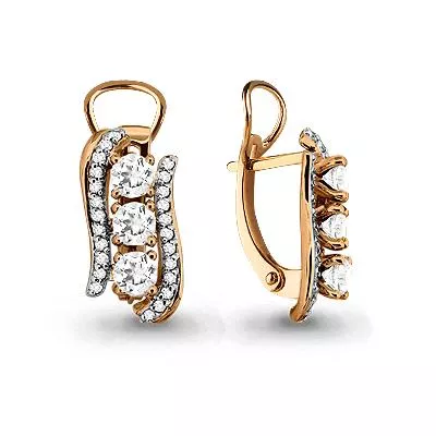 Серьги из золота, артикул LV44034А