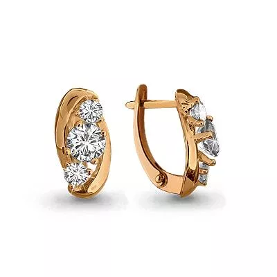 Серьги, золото, артикул LV44031