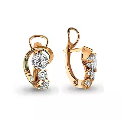 Серьги, артикул LV44027, золото