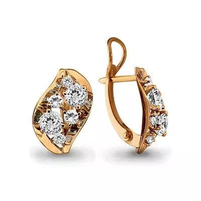 Серьги, золото, артикул LV44018