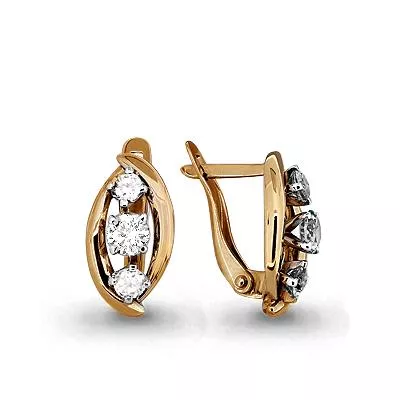 Серьги, артикул LV44006, золото