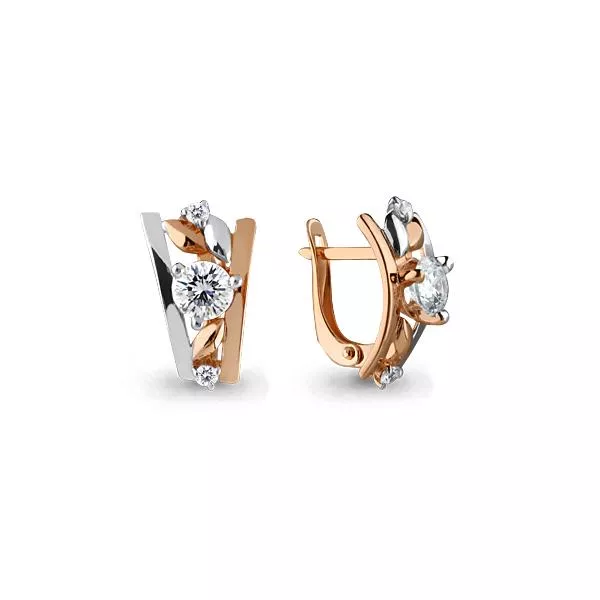 Серьги, артикул LV43918, золото