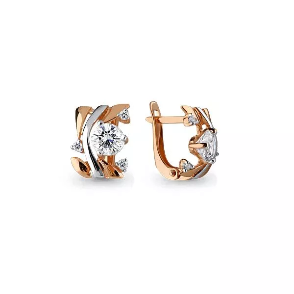 Серьги, артикул LV43915, золото