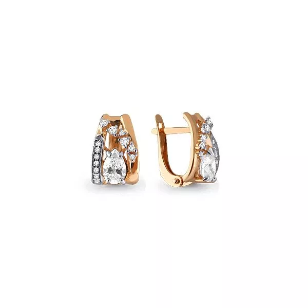 Серьги, артикул LV43905А, золото