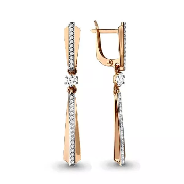 Серьги из золота, артикул LV43887А