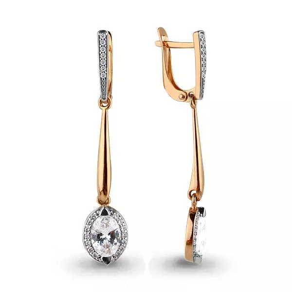 Серьги из золота, артикул LV43880А