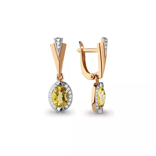 Серьги, артикул LV4387906А, золото