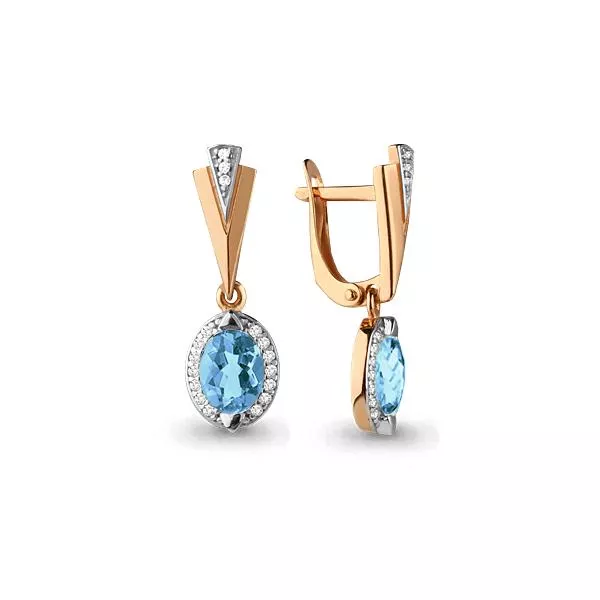 Серьги, золото, артикул LV4387905А