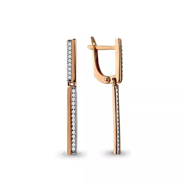 Серьги, золото, артикул LV43873А