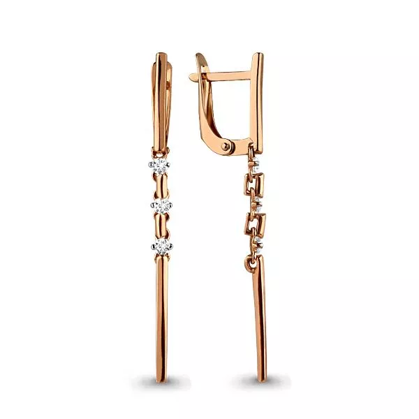 Серьги из золота, артикул LV43872