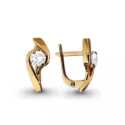 Серьги из золота, артикул LV43865