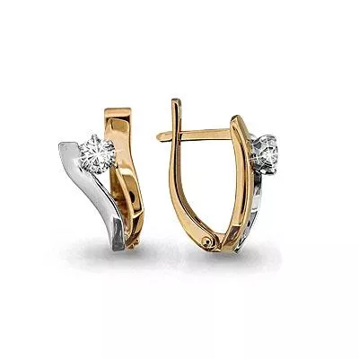 Серьги из золота, артикул LV43850