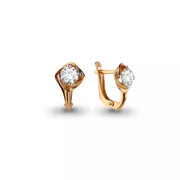 Серьги, золото, артикул LV43843