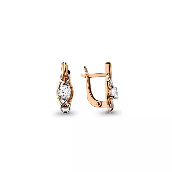 Серьги, артикул LV43829, золото