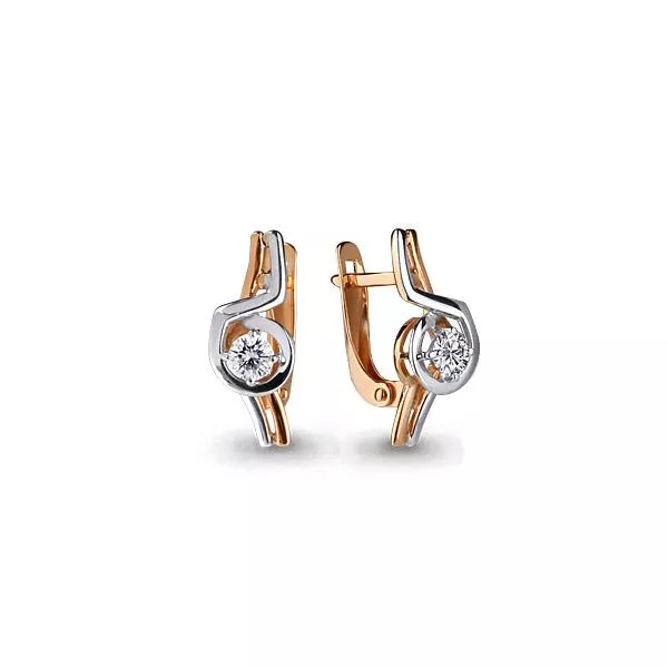 Серьги, артикул LV43821, золото