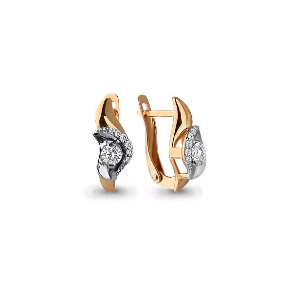 Серьги, золото, артикул LV43820А