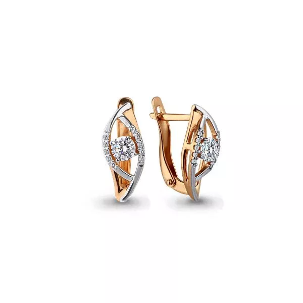 Серьги, золото, артикул LV43819А