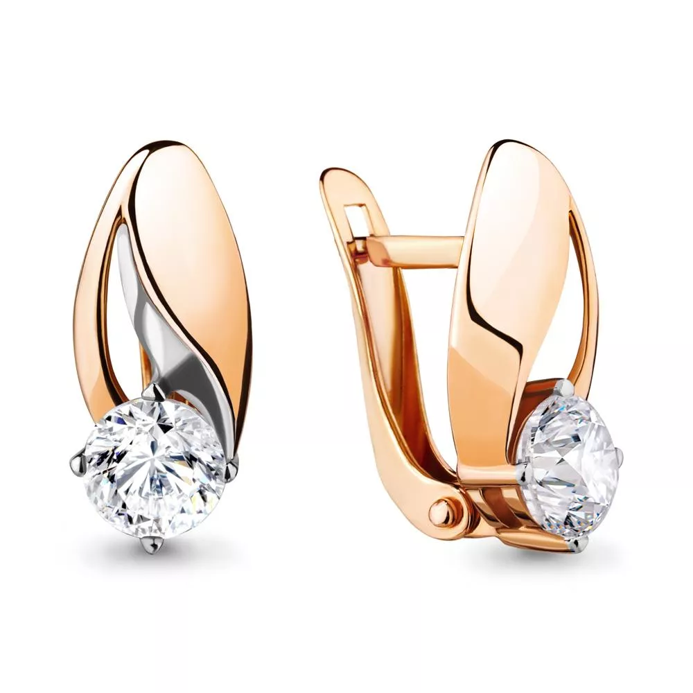 Серьги, артикул LV43808, золото