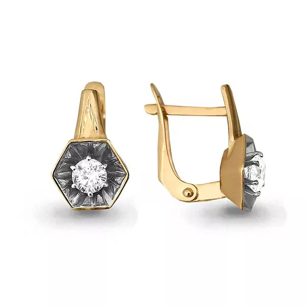 Серьги, золото, артикул LV43792