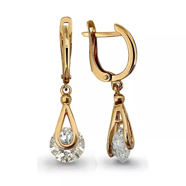 Серьги, артикул LV43782, золото