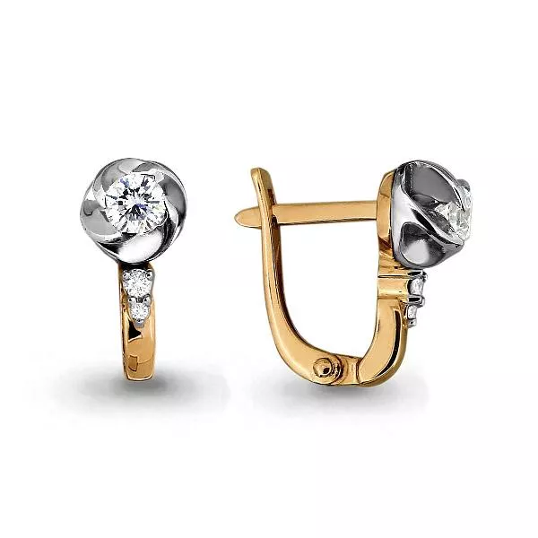 Серьги, артикул LV43778А, золото