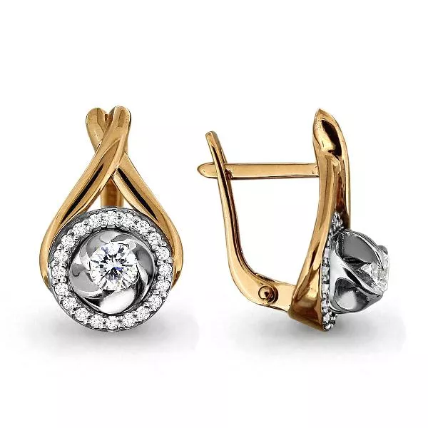 Серьги, золото, артикул LV43777А