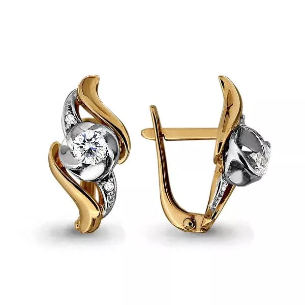 Серьги, артикул LV43773А, золото