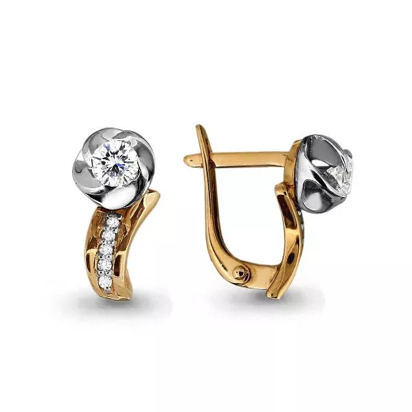 Серьги, золото, артикул LV43772А