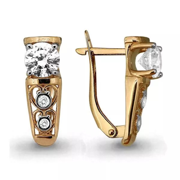 Серьги, золото, артикул LV43764А