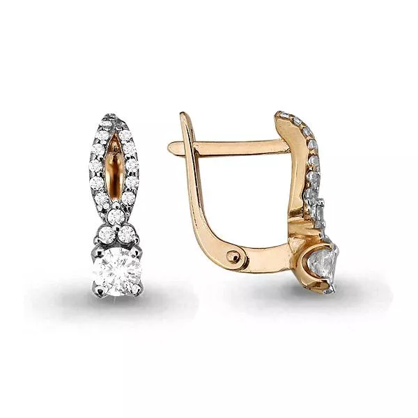 Серьги, артикул LV43762А, золото