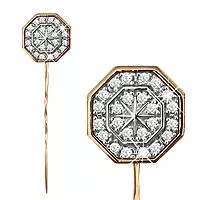Значок-игла, золото, артикул LV970038к